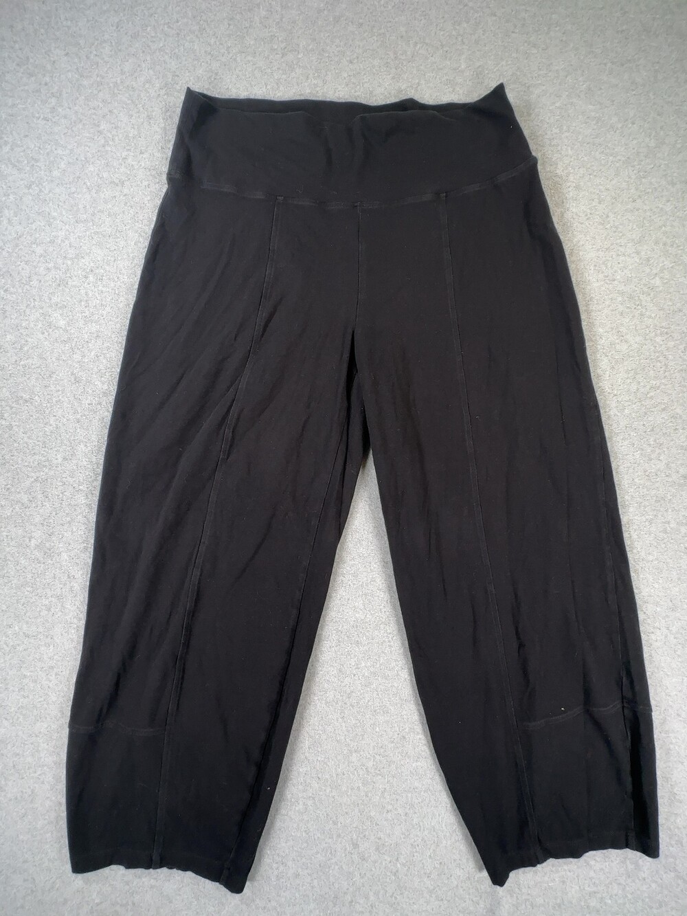 Eileen Fisher Cropped Pants Women's Black Size Medium - Picture 8 of 10